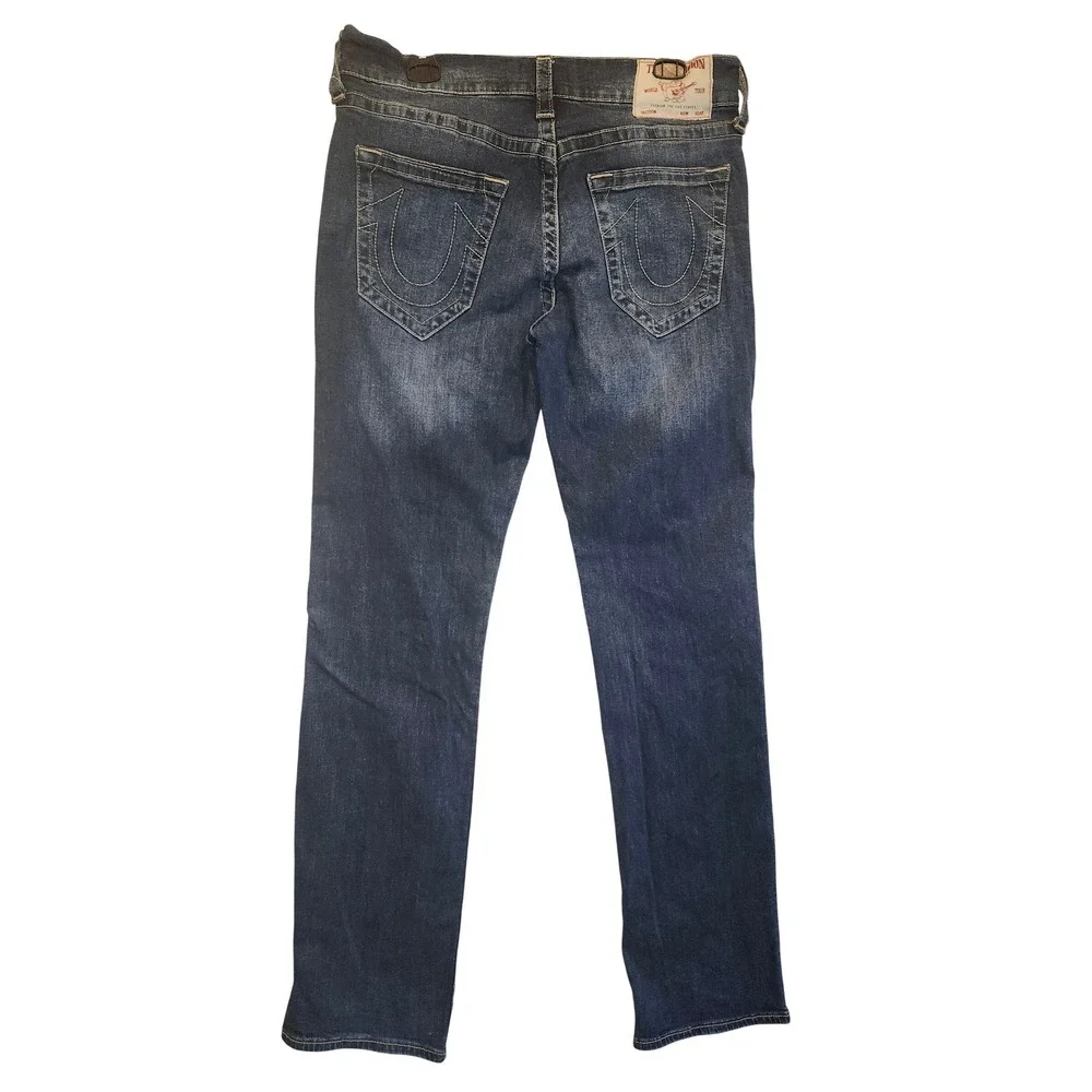 True‎ Religion Ricky Relaxed Straight Leg Dark Wash Jeans Mens 31x33 106385